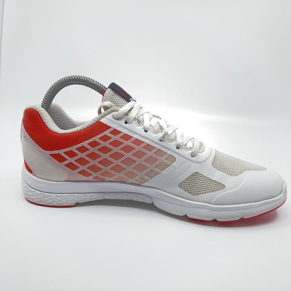 Reebok White and Orange Athletic Shoes - Picture 9 of 11